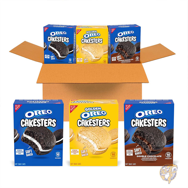 【クーポン配信中】オレオ OREO ケーキスターズ ソフトスナックケーキ バラエティパック 3～5個入りパック 合計15個入り フレーバーごとに5個入り お菓子 バレンタイン ホワイトデー 義理チョコ ギフト