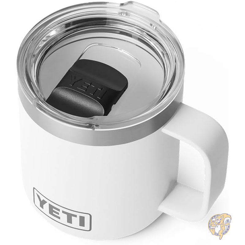 YETI イエティ Rambler ランブラー 10oz 約296ml セラミックライニング スタッカブル マグカップ 真空断熱 ステンレス MagSlider Lid付き ホワイト