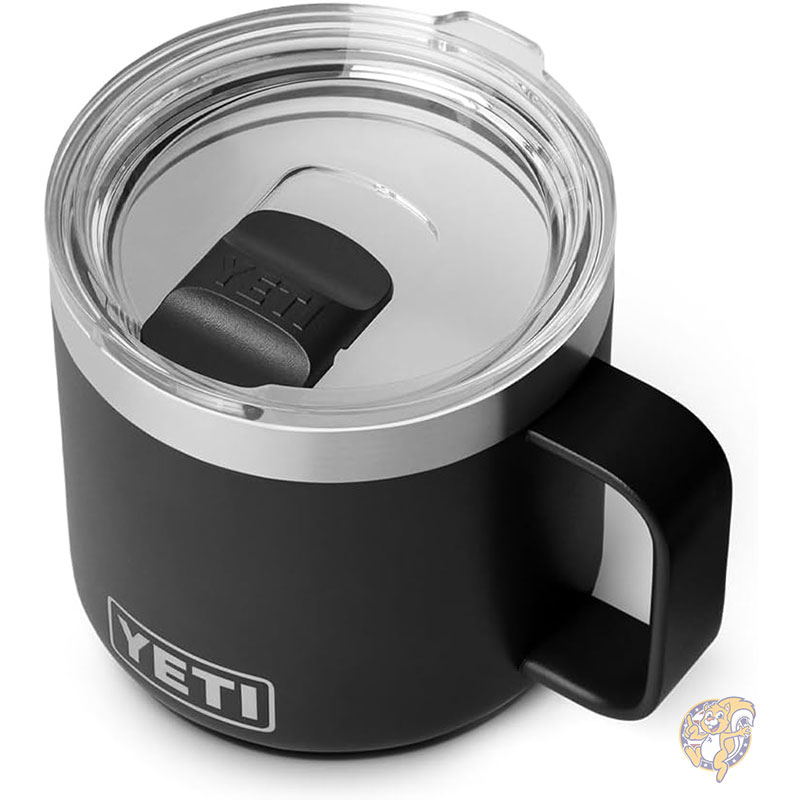 【クーポン配信中】YETI イエティ Rambler ランブラー 14oz セラミックライニング スタッカブル マグ 約414ml 真空断熱 ステンレス MagSlider 蓋付き ブラック