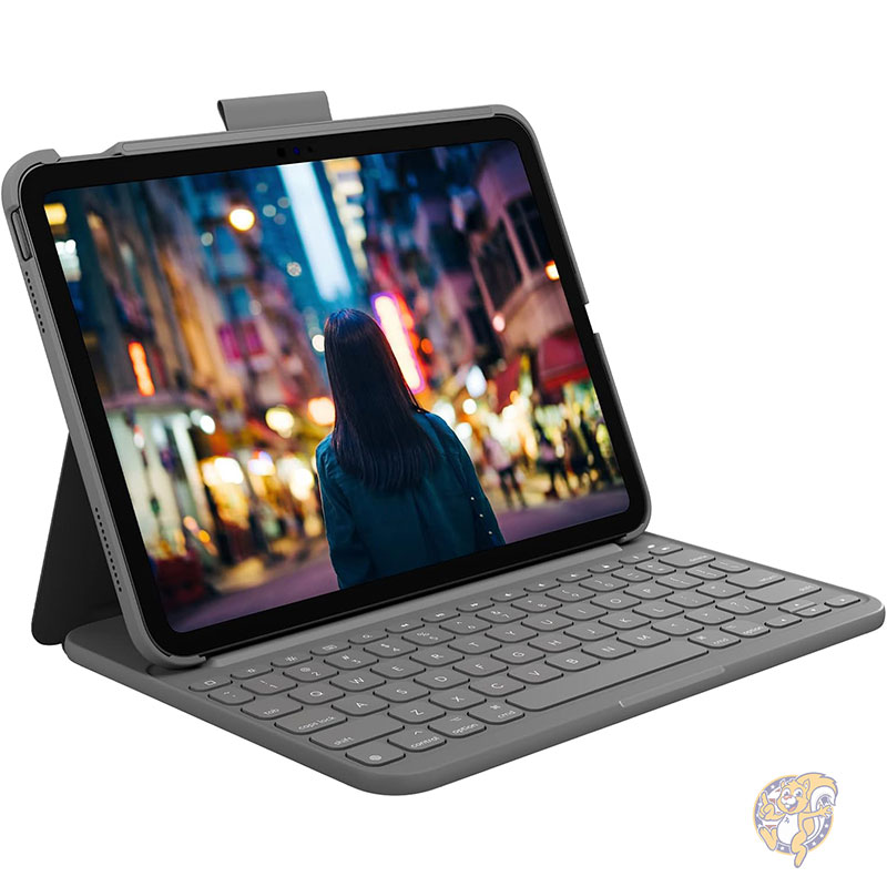 【クーポン配信中】Logitech ロジクール Slim Folio iPad 第10世代 A16対応 キーボードケース Bluetooth ワイヤレス フルサイズキー ペンホルダー付き