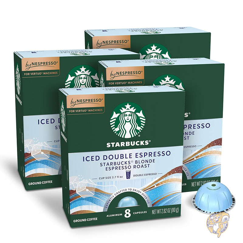 【クーポン配信中】スターバックス バイ ネスプレッソ Vertuo アイス ブロンド ロースト 32カプセル Starbucks by Nespresso ヴァーチュオ 専用 コーヒーポッド スタバ 母の日 スタバコーヒー まとめ買い ギフト