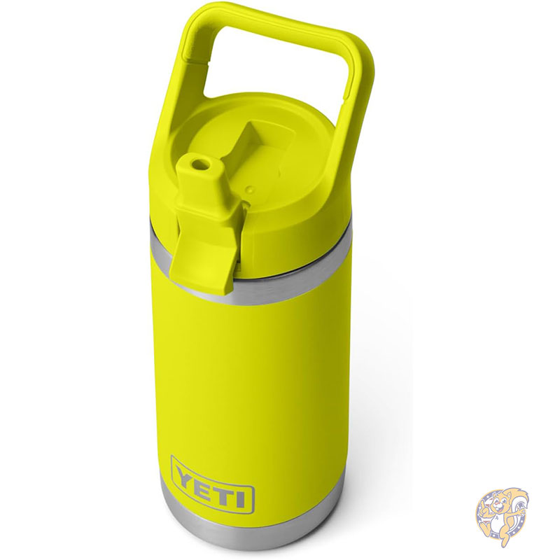 【ポイント2倍!15日】YETI イエティ Rambler Jr. 12oz キッズ ボトル ストローキャップ付き 約355ml ステンレス 水筒 子供用 食洗機対応 ファイアフライイエロー Firefly Yellow