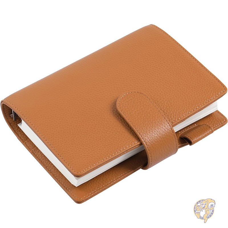 【25日最大4000円クーポン】Moterm モーターム Personal Elite システム手帳 本革 リングプランナー 25mmリング レザーバインダー 手帳カバー カード収納 ペンホルダー ペブルドバーントオレンジ|パームスアメリカ