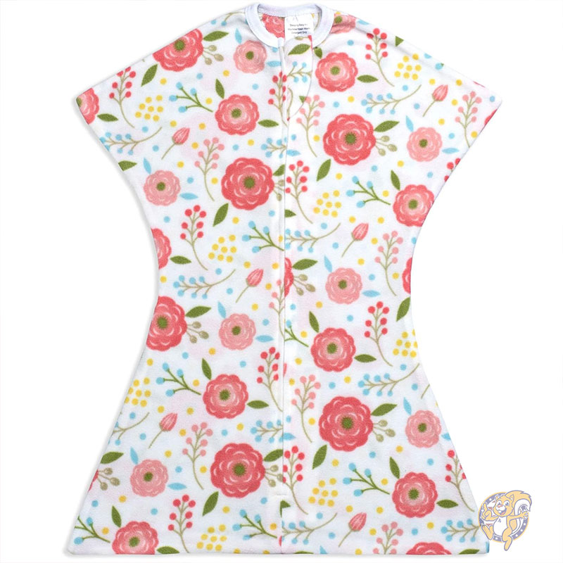 【クーポン配信中】スリーピングベビー SleepingBaby Zipadee-Zip おくるみスリーパー プリティポピー Mサイズ 6～ ベビー スリープウェア フリース 着る毛布 2WAYジッパー 10,461円