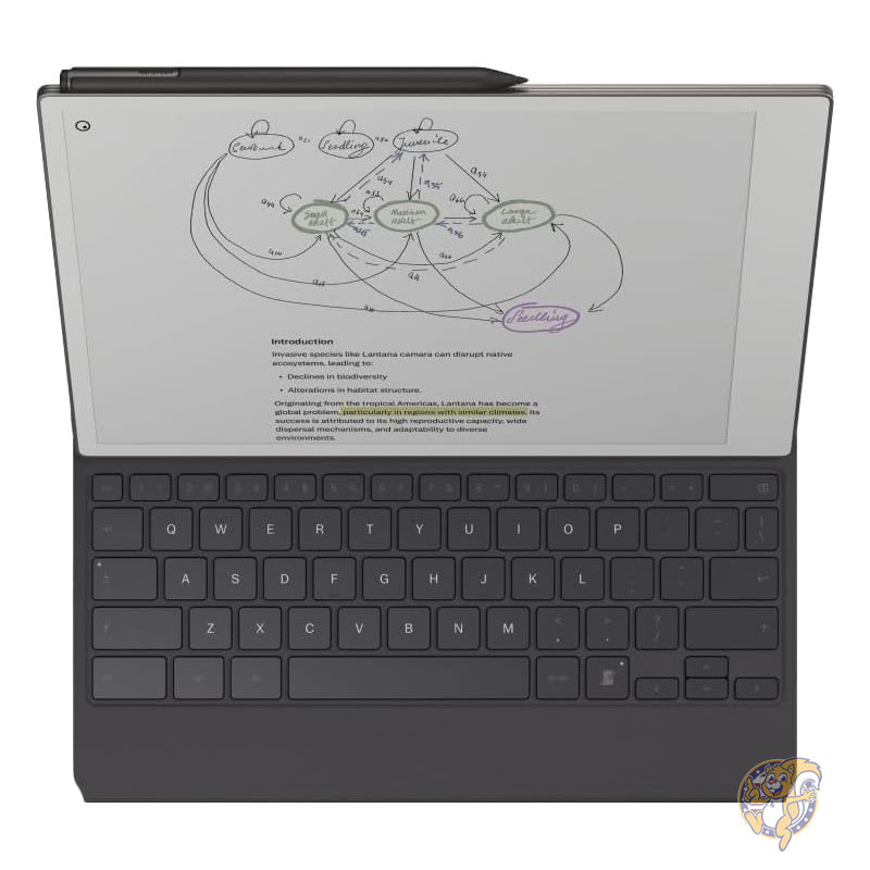 【ポイント2倍!15日】reMarkable リマーカブル Paper Pro Type Folio Keyboard 11.8インチ（約30.0cm）専用 モザイクウィーブ Basalt キーボード一体型 ケース 薄型設計