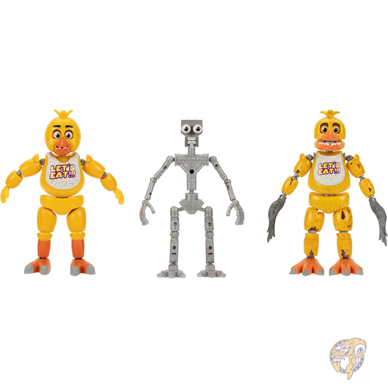 ファイブ・ナイツ・アット・フレディーズ Five Nights at Freddy’s 6インチ エンドシリーズ Endo-1 チカ 3WAY 可動フィギュア 蓄光 約15cm Jazwares ファイブナイツアットフレディーズ コレクションフィギュア