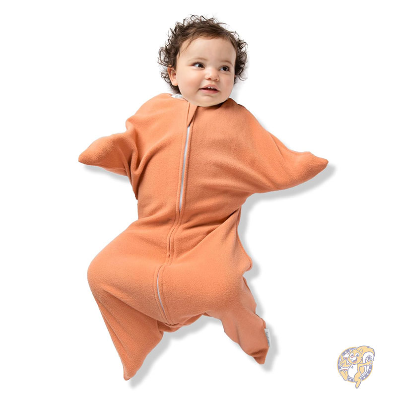 【クーポン配信中】SleepingBaby スリーピングベビー Zipadee-Zip ジパディジップ ベビー用 おくるみ スリープスーツ フリース 着る毛布 Spice スパイス 約12～ 赤ちゃん 安眠 寝かしつけ