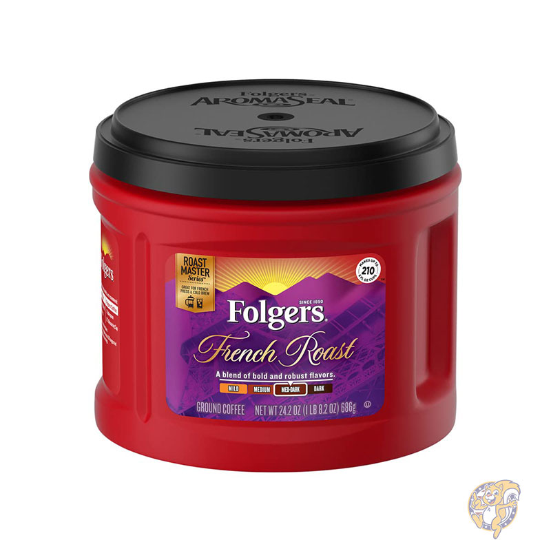 フォルジャーズ Folgers フレンチロースト コーヒー 約690g 中深煎り 粉 レギュラーコーヒー 濃厚 香ばしい アメリカ coffee