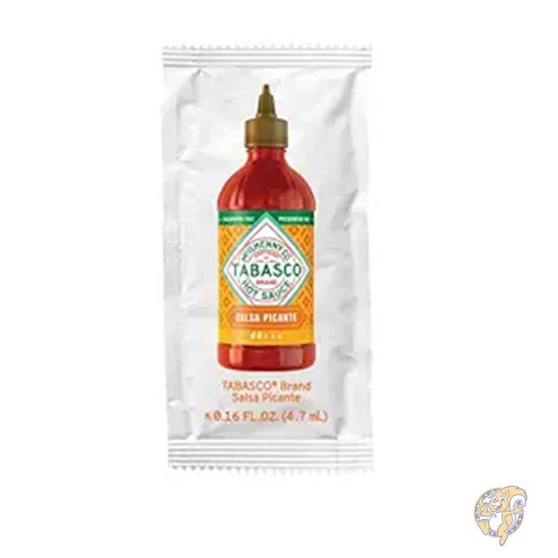 【クーポン配信中】業務用 TABASCO タバスコ サルサピカンテ ホットソース 個包装 200袋 約1kg メキシカンソース マイルド 調味料 グルテンフリー ビーガン対応 ホットソース　まとめ買い ホット ソース 辛い 辛いソース 海外 アメリカ輸入 ギフト タコス ピザ 8,940円