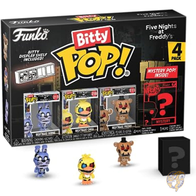 【クーポン配信中】Five Nights at Freddy’s ビティPOP ナイトメアボニー ミニフィギュア 約2.3cm ミステリーフィギュア Bitty POP FNAF コレクション Funko ファンコ