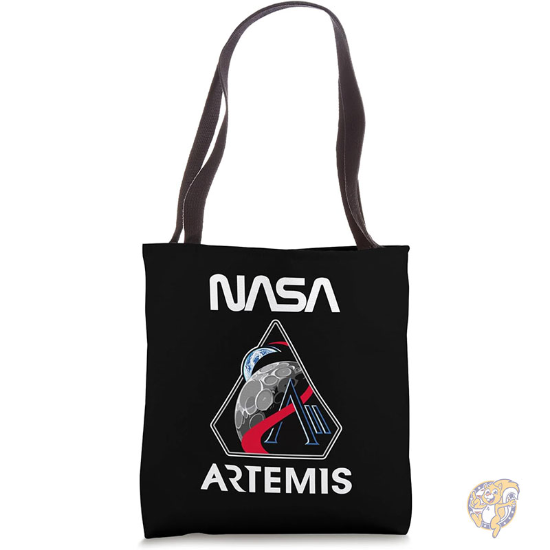 【クーポン配信中】NASA アルテミスII ミッション トートバッグ Artemis II Mission Patch ロゴ 宇宙 NASA公式デザイン 大容量 軽量 メンズ レディース エコバッグ おしゃれ アルテミス計画 月計画 月 宇宙ファン ギフト