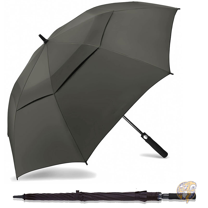 【クーポン配信中】ゴルフ傘 72インチ 約183cm 超大型 自動開閉 ダブルキャノピー 耐風 撥水 アンブレラ ブラック 大きい 日傘 ゴルフ スポーツ　SIEPASA シエパサ アメリカ輸入｜パームスアメリカ