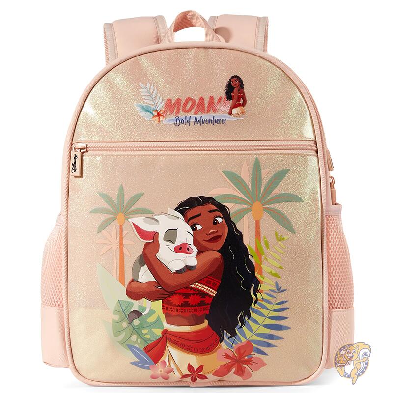 【クーポン配信中】ディズニー モアナ プア キッズ リュック 約12L バックパック 通園 通学 軽量 防水 チェストベルト付き 女の子 MOANA モアナと伝説の海 映画 ギフト｜パームスアメリカ