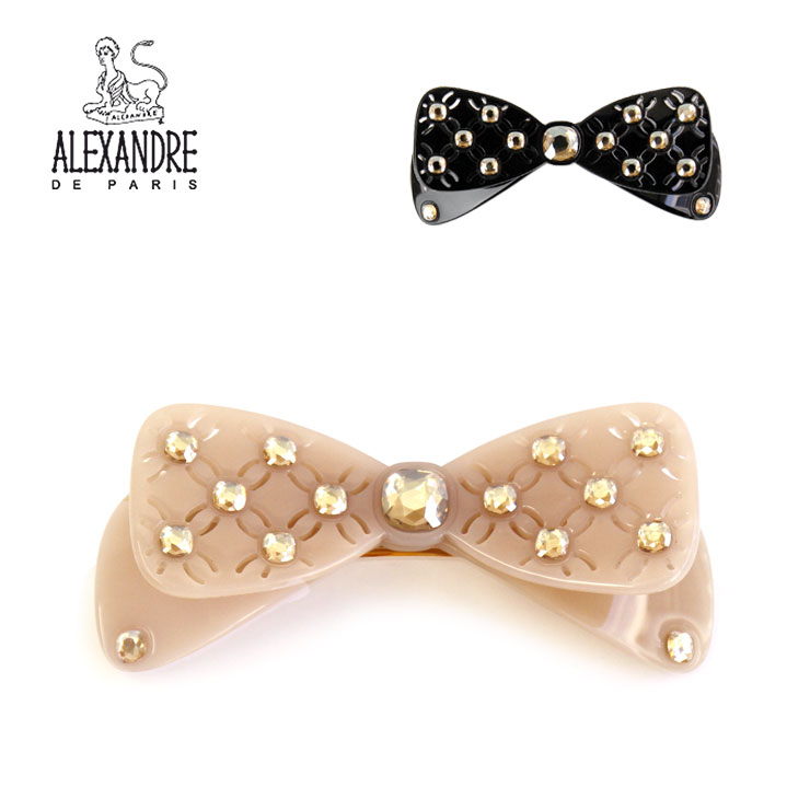 アレクサンドルドゥパリ バレッタ ベージュ　ヘアアクセサリー ALEXANDRE DE PARIS - アレクサンドル ドゥ パリ ベージュ