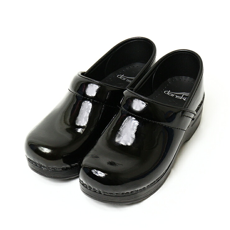 【訳あり】 dansko【ダンスコ】 プロフェッショナル パテントレザー クロッグ PROFESSIONAL PATENT OUTLET（少々難あり）