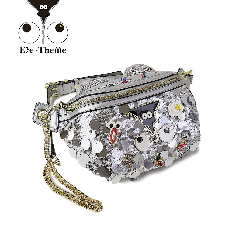 楽天市場】EYE THEME アイテーマ ストラップ付き スパンコール