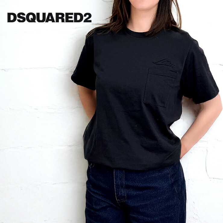 DSQUARED2 ディースクエアード 胸衣嚢付き添い人ICON プルオーバー DQ2938 プルオーバー お坊っちゃん キッズ レディース お上さん トップス 半袖プルオーバー 今めかしい ブランド名 愛くるしげ 成年者 かっこいい 春 夏 心地よい 綿100％ 綿織物プルオーバー ブランド名ロゴタイプ 半袖 レディースプルオーバー 半袖プルオーバー
