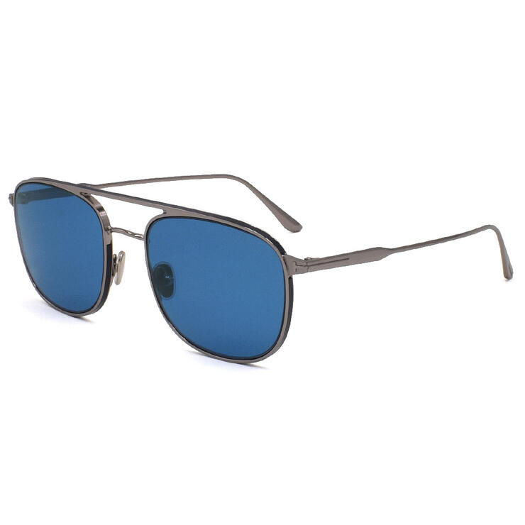 TOM FORD トムジェラルド・r・フォード 黒眼鏡 Jake  FT0827-14V-56 しろがね色 青色 ティアドロップ 成年者 かっこ良い 眼鏡 メガネ レディース メンズ 亭主もち 成人男性 ユニ一発やる 男女兼用 バッグ・小物・ブランド雑貨-サングラス