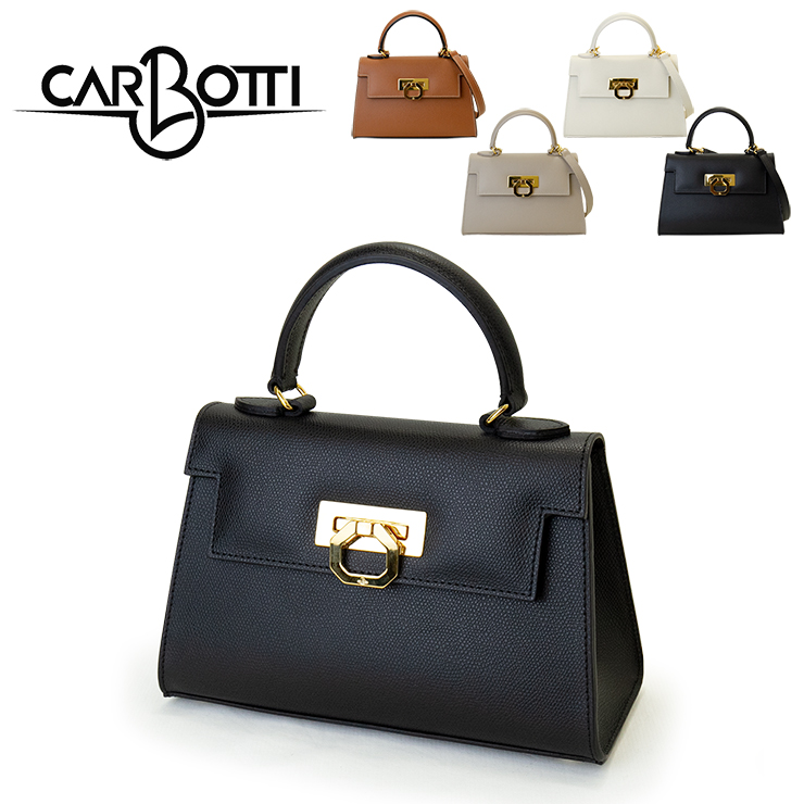 楽天市場】【並行輸入品】 CARBOTTI カルボッティ ハンドバッグ GRETA