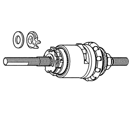 楽天市場】SG-3R45/SG-3R40 内部一式組立品（軸長184.8mm/回り止め