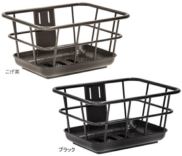 楽天市場】チューブパイプセミワイドフロントバスケット 自転車 カゴ