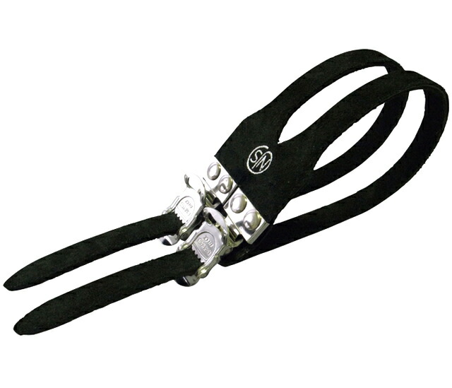 希少品 DELUXE CYCLES 2-buckle strap ピスト FIT-α SPIRITS 2-buckle MKS(三ヶ島) ブラック色 寸法400×40.5