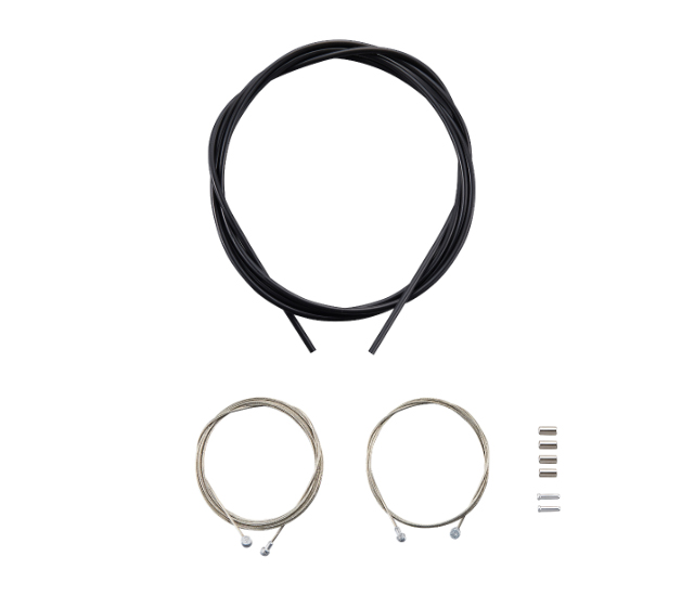 楽天市場】シマノ MTB ステンレス ブレーキケーブルセット ブラック