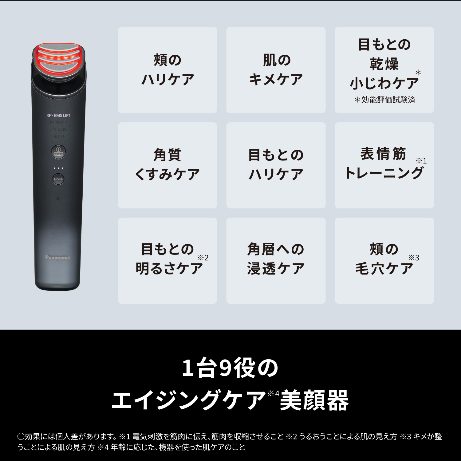 Panasonic VITALIFT 美顔器 EH-SR85 パナソニック、“ミドル世代の肌悩みをケアする”美顔器