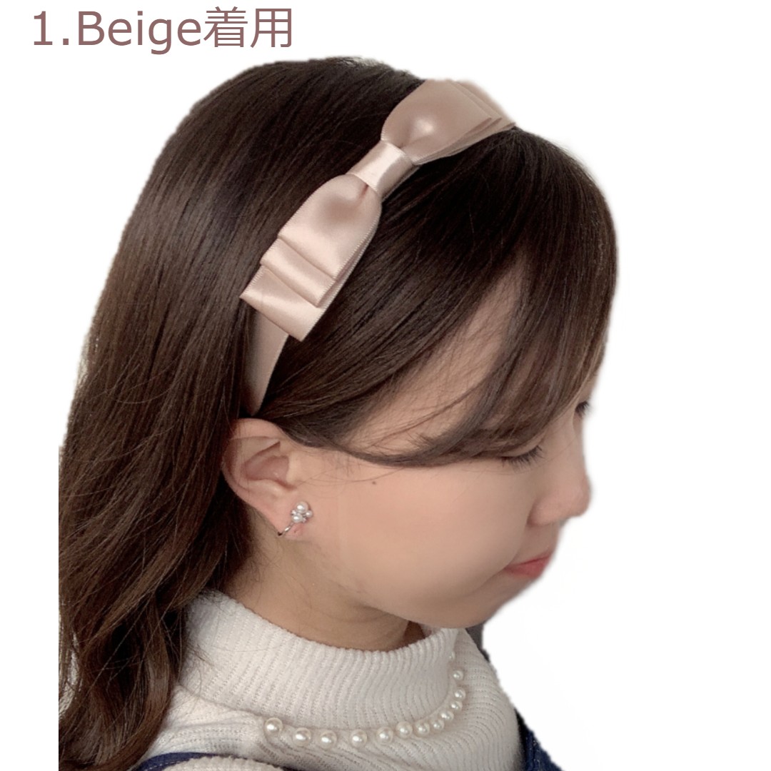 楽天市場 送料無料 カチューシャ ヘアアクセサリー シンプル リボン サテン 結婚式 上品 パナシュール 大人かわいい プチプラ Panasuru