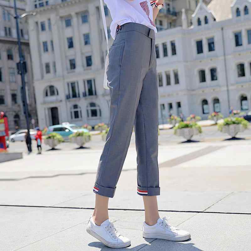スラックス ユニセックス 9分丈 テーパードパンツ クロップドパンツ ボトムス 裾ライン パンツ きれいめ カジュアル シンプル ベーシック 定番 ズボン 無地 スタンダード リラックス おしゃれ 普段使い