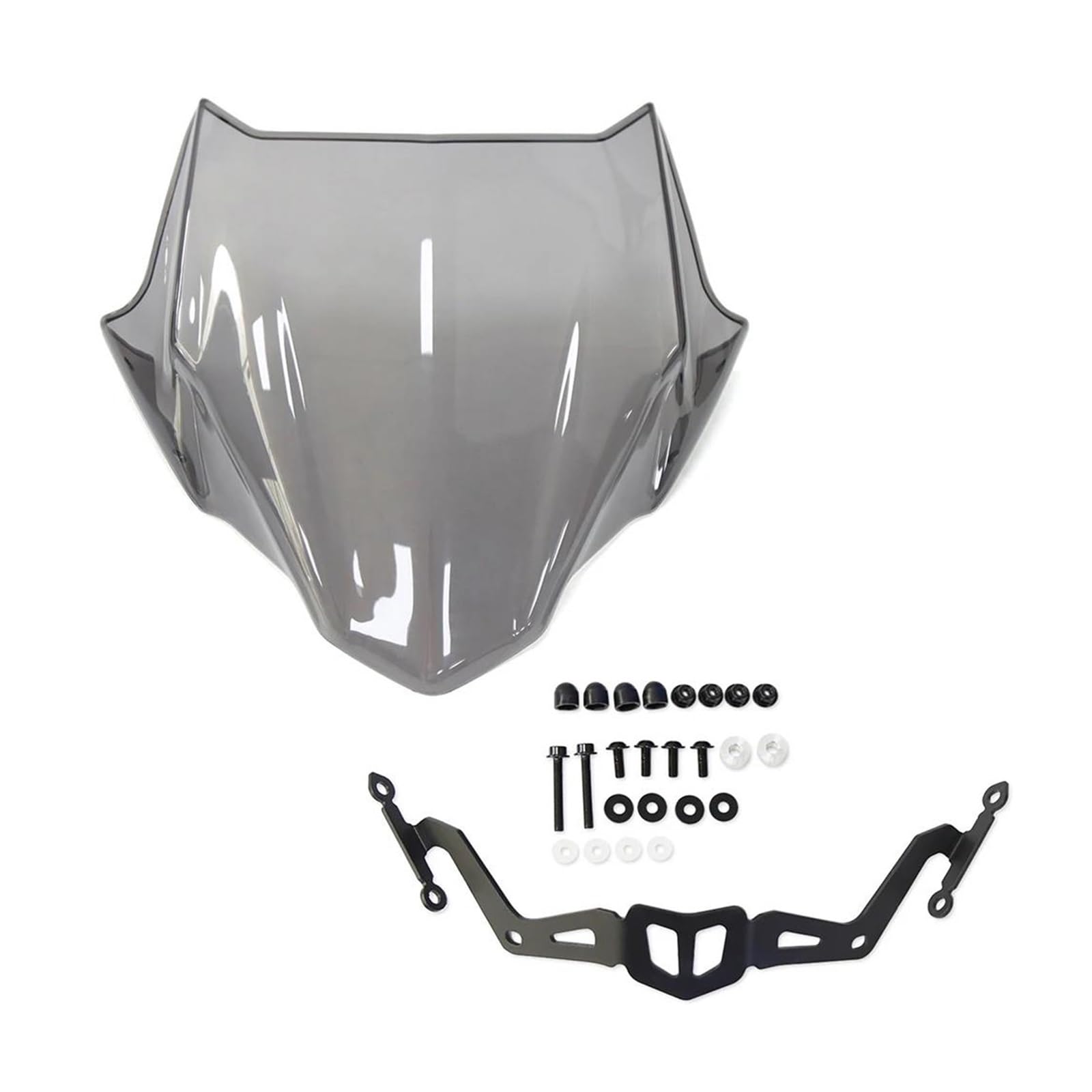 バイク用 フロントガラス ウィンドスクリーン スポーツツーリング ウィンドシールド 取り付けブラケット付き フロントガラス延長｜PANCHASEMART