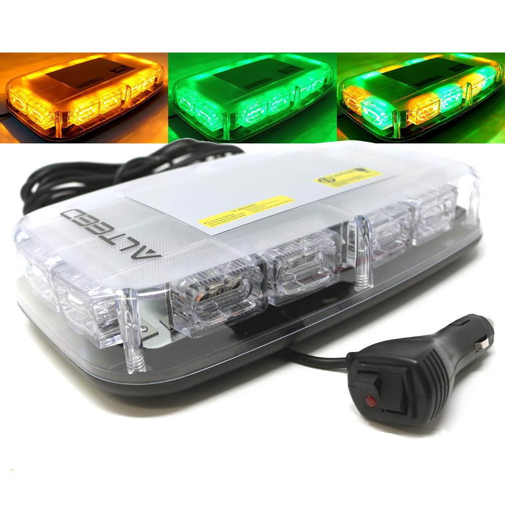 LED回転灯 2色発光切替 パトランプ 黄色 緑色発光 12V 24V 自動車兼用対応｜PANCHASEMART 11,093円