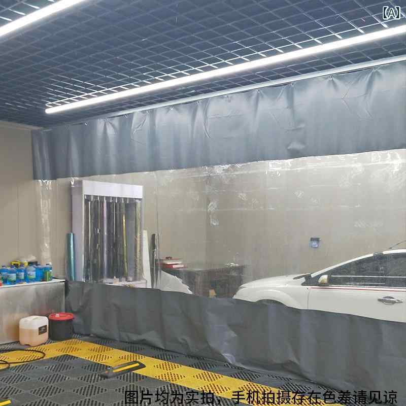 ビニールカーテン 間仕切り 透明クリア防水防風防塵 ガレージ車庫工場倉庫洗車場店舗 軒先ベランダ作業場厨房 業務用家庭用 スタンダードベーシックシンプル定番ナチュラル