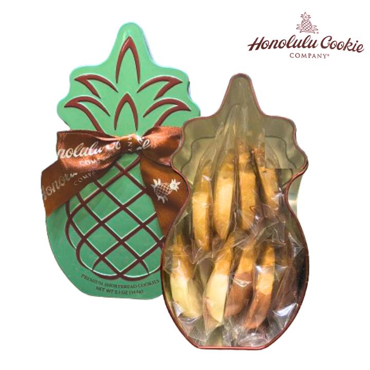 【楽天市場】送料無料【パイナップル・ギフト缶】ホノルル・クッキー・カンパニー 5フレーバー 9個入り パイナップル・ギフト缶：パンダ物産
