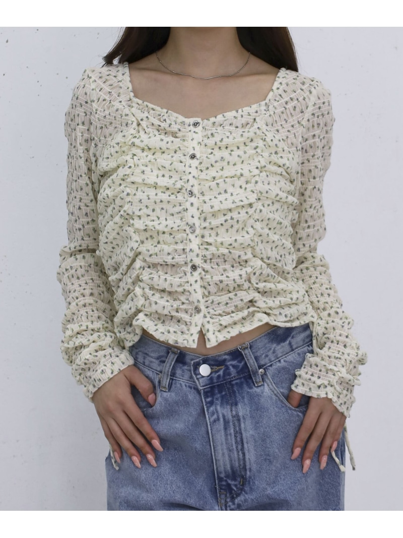 アソートカットJQギャザーTOPS archives アルシーヴ トップス カットソー・Tシャツ ホワイト ブラック【送料無料】[ Fashion]