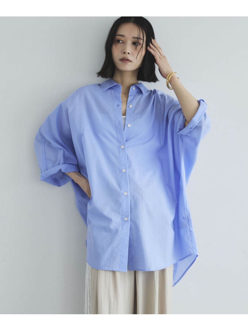 ハーフスリーブドルマンシャツ DOUX ARCHIVES ドゥアルシーヴ トップス ティーシャツ・トップ【貨物輸送無料】[ Fashion] トップス-レディースファッション