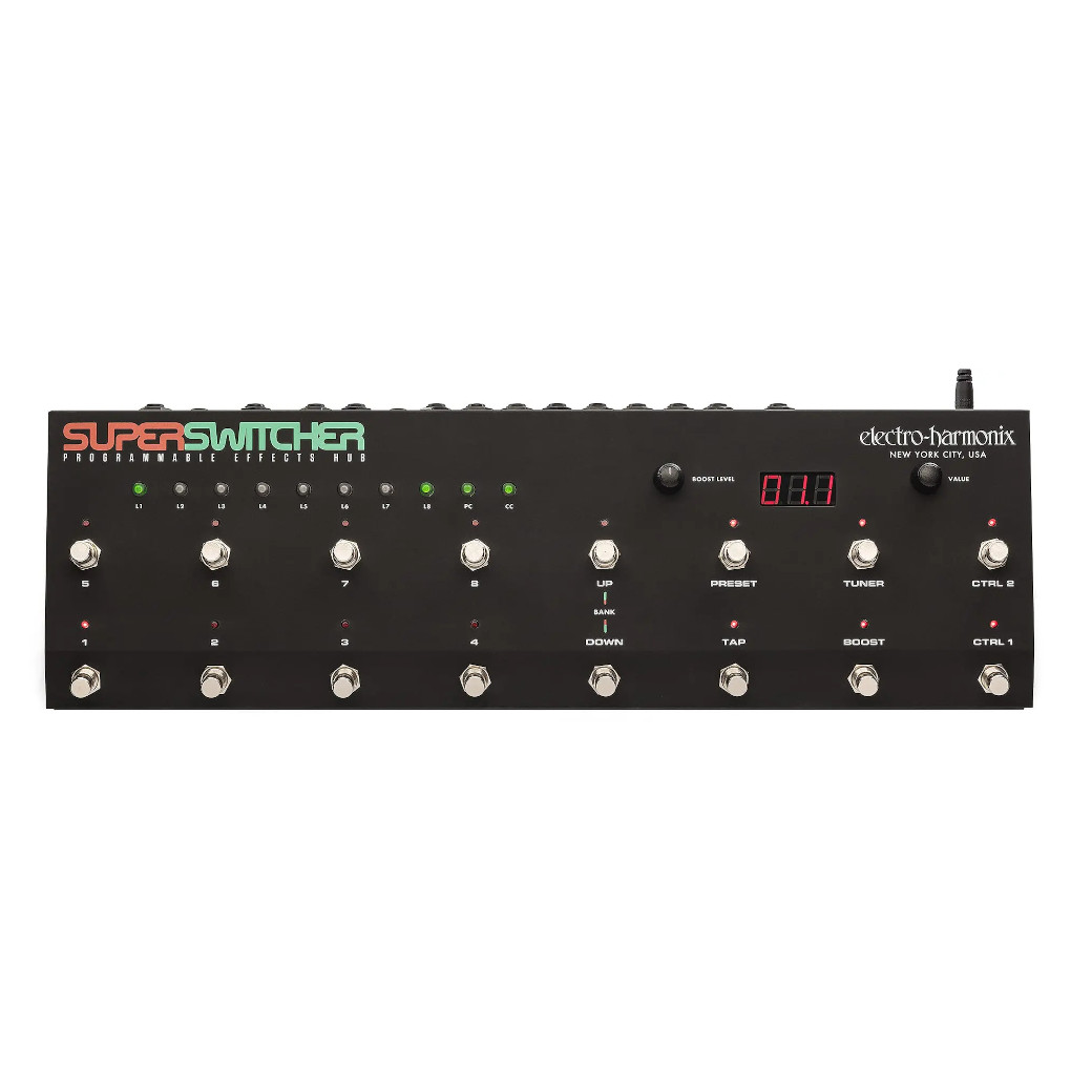 【並行輸入品】Electro Harmonix Super Switcher Programmable Effects Hub|パンドミ