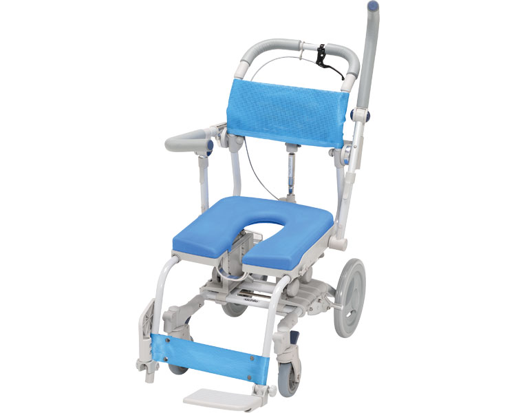 シャワーキャリー 入浴 車椅子 楽チルSAL U型シート RT-005SAL ウチヱ|介護用品 高齢者 お年寄り 老人 病院 老人ホーム デイサービス 福祉施設 介護施設 入所 入院 風呂場|介護BOX パンドラ