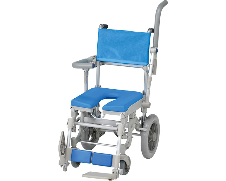 シャワーキャリー 入浴 車椅子 シャワースカールE SAL U型シート SW6403SAL ウチヱ|介護用品 高齢者 お年寄り 老人 病院 老人ホーム デイサービス 福祉施設 介護施設 入所 入院 風呂場|介護BOX パンドラ