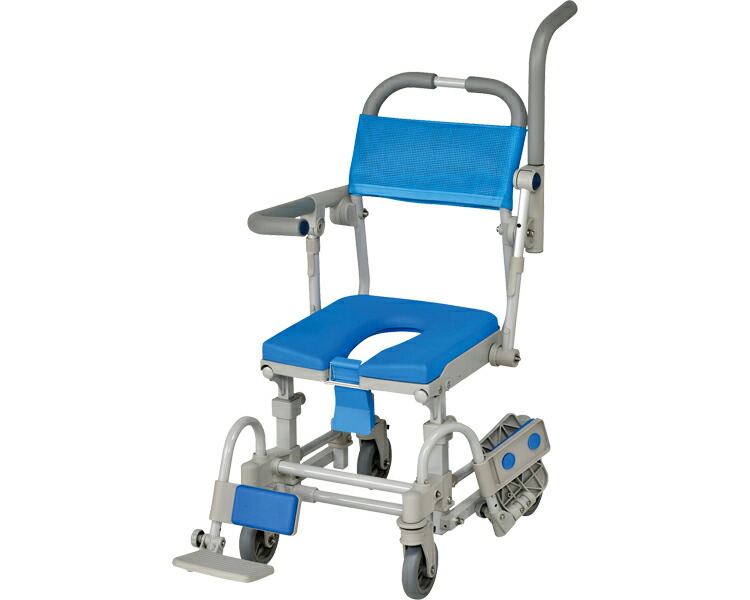 シャワーキャリー 入浴 車椅子 シャトレチェアLU II SAL U型シート STR6222 ウチヱ|介護用品 高齢者 お年寄り 老人 病院 老人ホーム デイサービス 福祉施設 介護施設 入所 入院 風呂場|介護BOX パンドラ