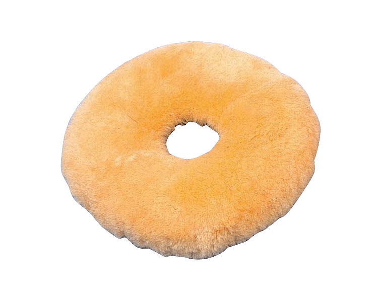 介護クッション ナーシングラッグ 円座 厚型 （直径36×厚さ8.5cm） NR-10 ウィズ │ クッション 介護用品高齢 お年寄り 褥瘡 体圧分散 床ズレ 床ずれ シープスキン 磨耗軽減 羊毛皮 丸型 厚め 在宅介護 老人ホーム 病院 デイサービス 福祉施設