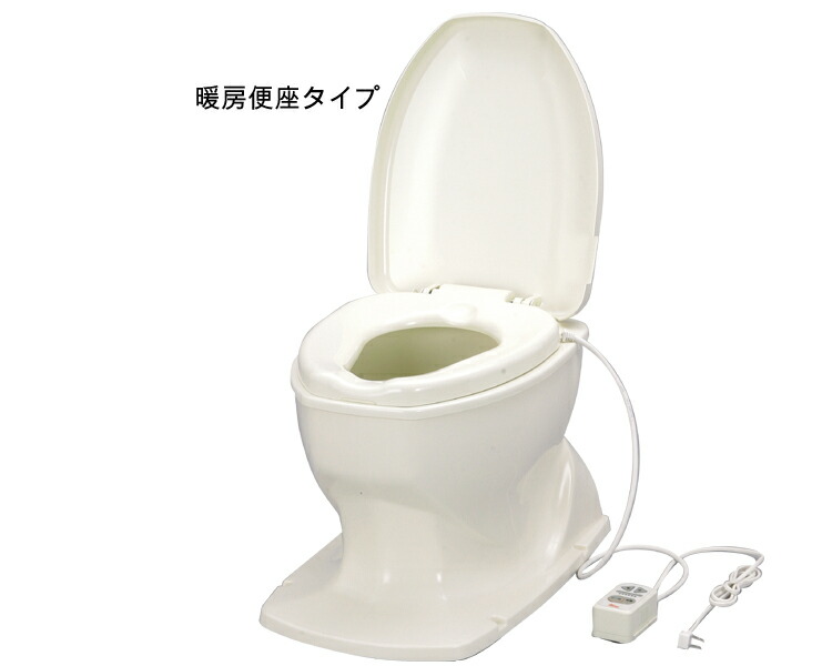 安寿 簡易 洋式トイレ サニタリエースOD 暖房便座 据置式 ノーマルタイプ 533-416｜和式 洋式 和式便器 和式トイレ 洋式 簡易設置トイレ 洋式便座 据置型 高齢者 お年寄り 住宅改修 老人 在宅介護 古民家 公共施設 民宿 アロン化成