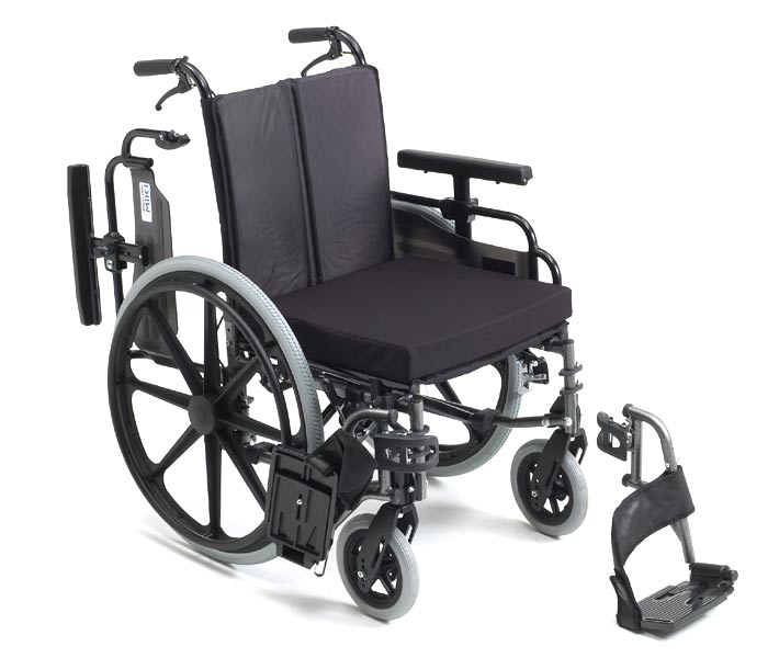 【法人宛送料無料】アルミ自走式車椅子 耐荷重130kg仕様(身体の大きい方用) KJP-4 ミキ|アルミ製 自走型 ビッグサイズ 車椅子 BIG 車いす 大きいサイズ ワイド 大柄 介護 介護用品