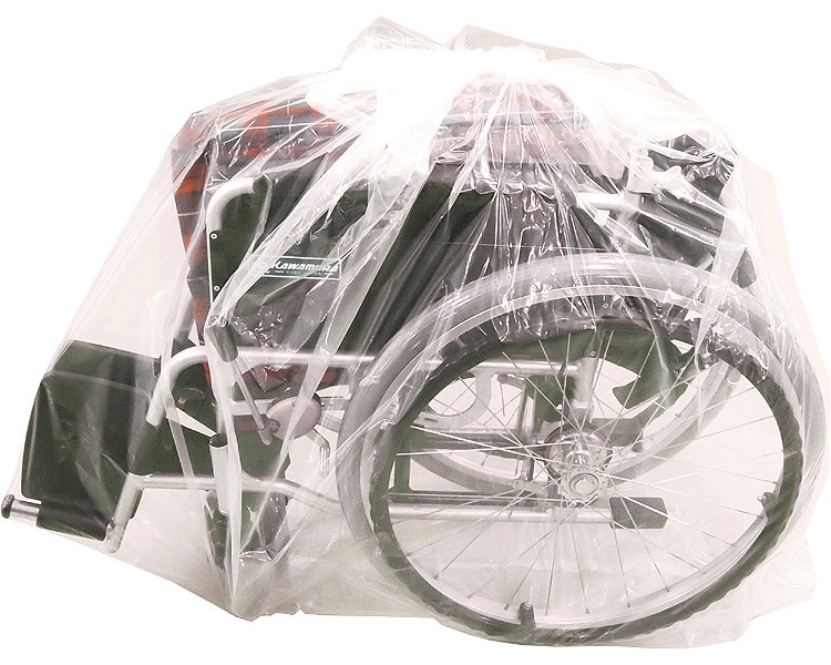 保管袋 保管用 車いす用ポリ袋 ポリバッグビジネス (レンタル商品保管 車椅子用袋) 120L 100枚入(10枚×10冊入) P-121 オルディ │ 収納袋 カバー 福祉 介護 介護用品 高齢者 車椅子 車いす 車イス施設 病院 デイサービス 老人ホーム 在宅介護 ベッド保管 保管 透明袋|介護BOX パンドラ