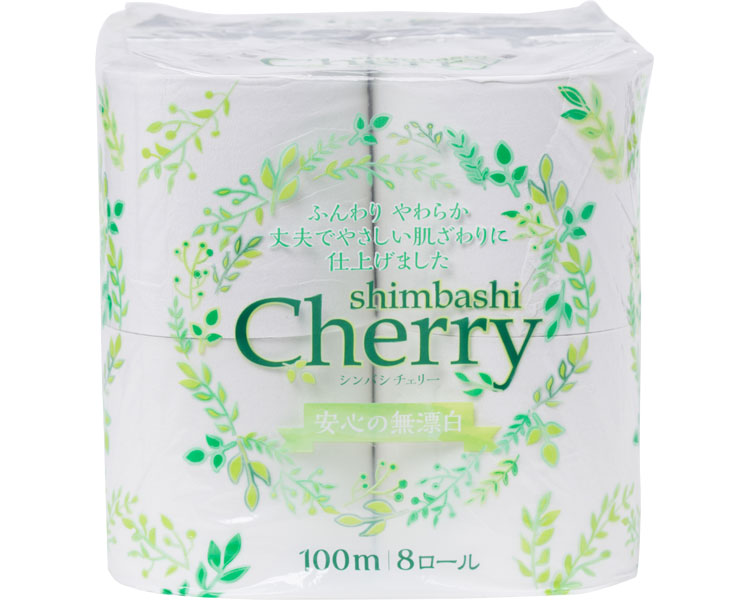 トイレットペーパー シングル チェリー 長さ100m×8ロール×4袋入り 100m-8R-4 新橋製紙 │ トイレペーパー トイレ関連 備品 日用品 消耗品 ケース販売 まとめ買い 業務用 ソフト 長尺タイプ 病院 施設 デイサービス 会社 企業 お店 ショップ 店舗 備品 備蓄 災害対策