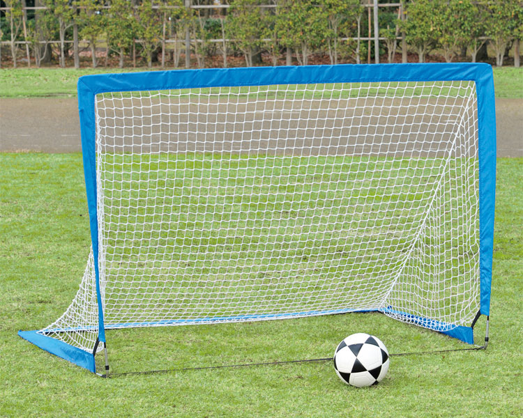 サッカーゴール TOEILIGHT ポップアップサッカーゴール2 （幅180×奥行120×高さ120cm） B-2068 トーエイライト │ 介護 レクリエーション ゲーム サッカー ミニゴール 球技用品 運動 トレーニング リハビリ 屋内外兼用 屋内用 屋外用 軽量 丈夫 簡単ゴール 折りたたみ