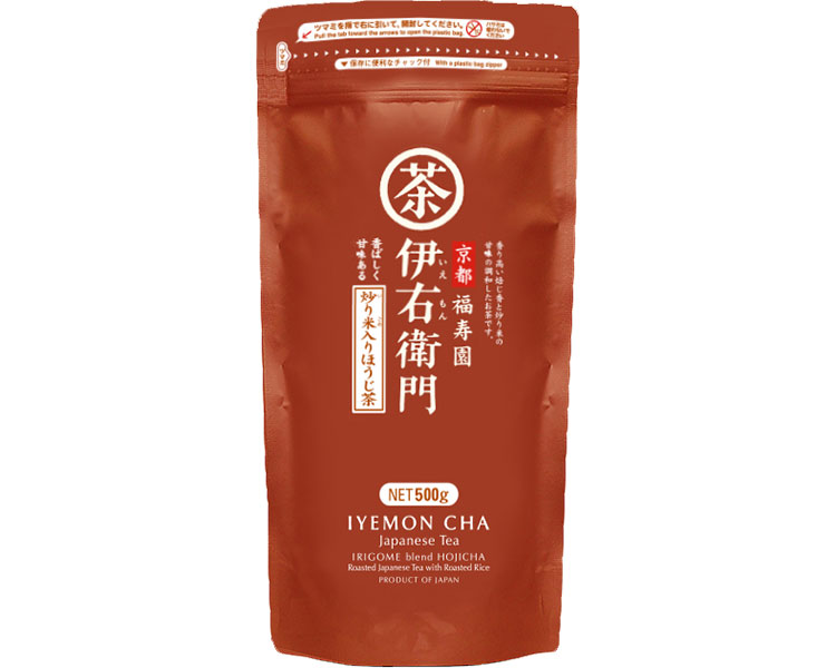 ほうじ茶 伊右衛門 炒り米入りほうじ茶 500g×10袋セット 宇治の露製茶 │ 京都 福寿園 伊右衛門 ケース販売 備品 お茶 高齢者 お年寄り 介護 病院 施設 会社 法人 ホット コールド 粉末 いえもん茶 伊右衛門茶 日本茶 お茶出し おもてなし 温茶 冷茶|介護BOX パンドラ