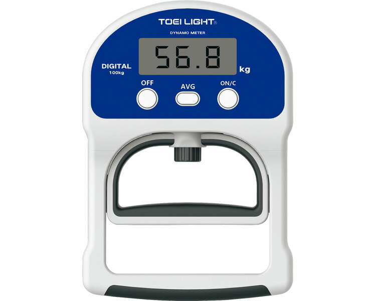 握力計 TOEILIGHT デジタル握力計 TL2 T-1854 トーエイライト │ 体力測定用品 握力計 レクリエーション オートパワーオフ デジタル スメドレー式 ロードセル式 介護用品 病院 施設 リハビリ 介護予防 学校 スポーツ トレーニング