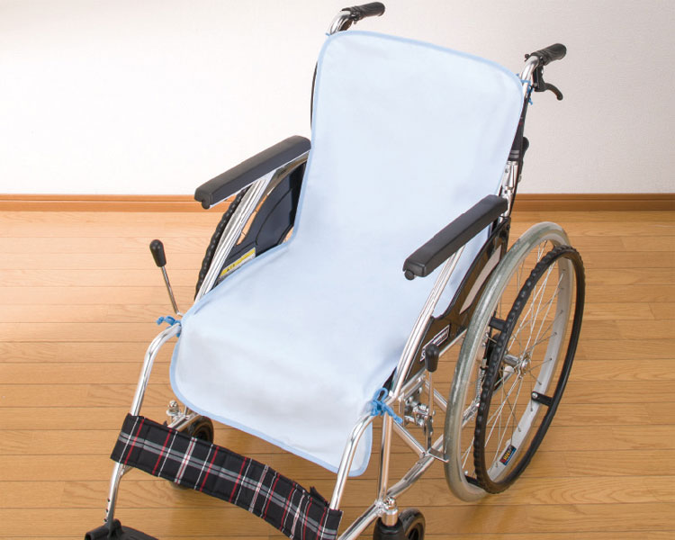 消臭達人車椅子用防水シーツ ひも付 ケアファッション車椅子 消臭 防水 車イス 便利グッズ 抗菌 カバー 2