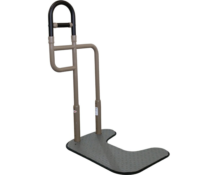 シコク 手摺り ささえ 高齢者 介護用品 トイレ用手すり U-ケア TS01-s （幅65×奥行45.1×高さ90・95・100cm）644-101 ｜転倒予防 対策 支える 押さえる 高位置支持 トイレ 排泄時 お年寄り 老人 在宅介護 病院 施設 福祉 住宅改修 置き型 滑り止め 拭き取り